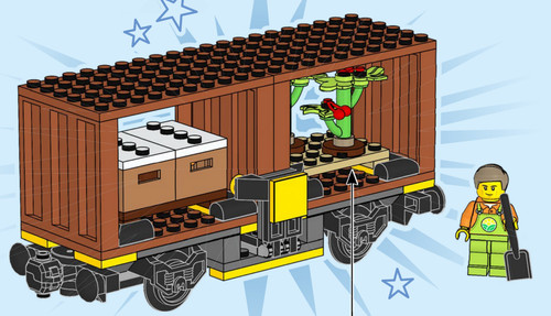 Lego montagewagen 1 - montagewagen, +