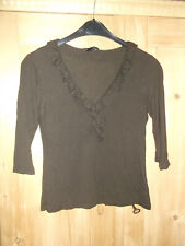 Blusenshirt in braun