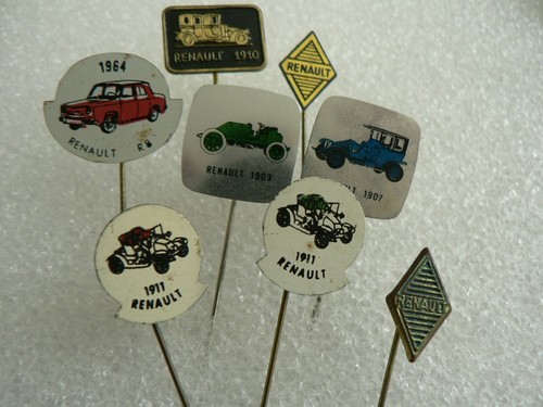 12x alte anstecknadeln - 12x,