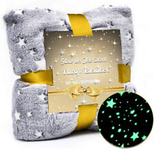 Schimmernde Kuschel Decke mit