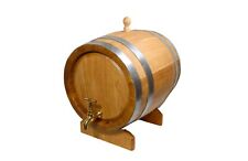 HOLZFASS 10 Liter METALL ZAPFHAHN EICHENHOLZFASS WHISKYFASS WEINFASS klein FASS