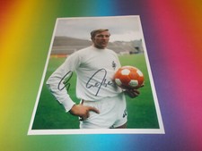 Günter Netzer Borussia Möchengladbach DFB signiert signed  Autogramm 20x28 Foto
