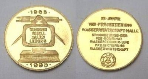Ddr medaille veb projekt - ddr,
