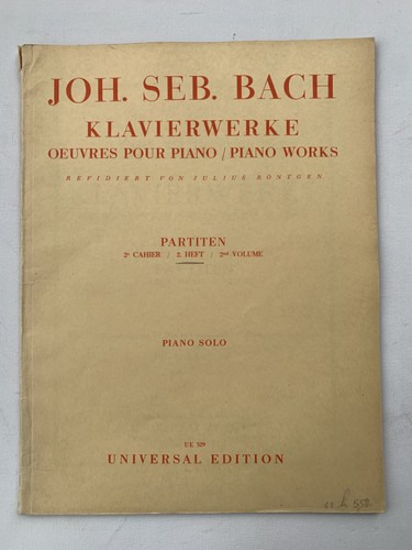 Noten s bach - noten,