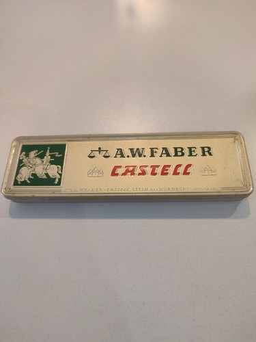 Vintage stiftebox faber - stiftebox,
