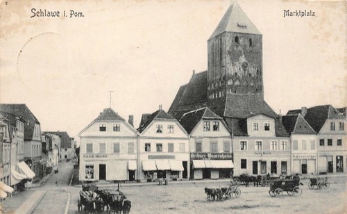 Schlawe sławno pommern - ak,