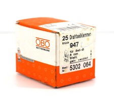 25 x OBO BETTERMANN 947 Drahtseilklemmen 5302 064 Stahl verzinkt 6mm | OVP