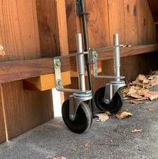 Gefederte Stützrolle für