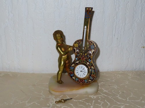 Miniatur uhr tischuhr bronze - uhr,