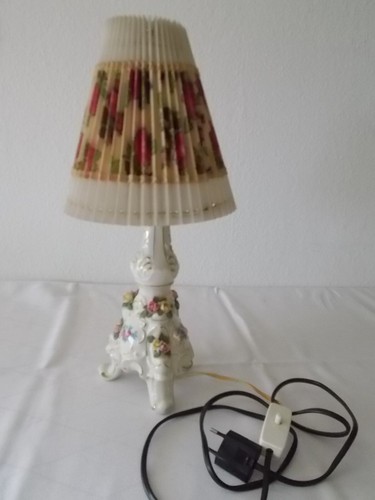 Porzellan lampe potschappel - lampe,