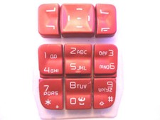 Nokia 3220 Tastatur Keypad Tastaturmatte Tastenmatte Key Tasten Rot