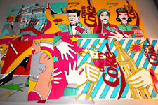 Konvolut 9 verschiedene cherry Coca-Cola Plakate Set 1980er poster set #1