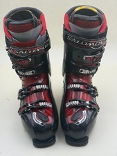9/6 Salomon Mission RS 7 Black Red / Ski Schuhe / MP 29 / 4 Alu Schnallen