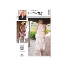 Schnittmuster KnowME ME2038 - Kleid - Stufenkleid - Gr. 44-52