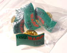 IBM OS / 2  Warp Pin  4 Stück