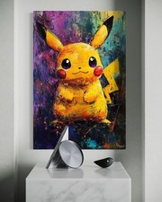 Pikachu leinwand bild pokemon - bild,