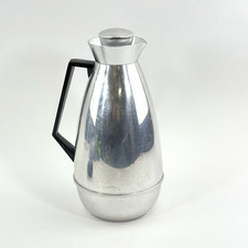 Vintage Thermoskanne Aluminium