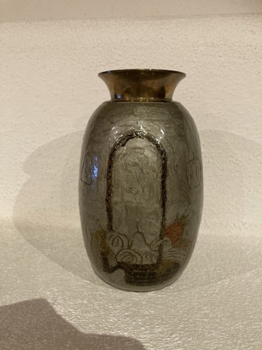 Vintage messing vase - vintage,
