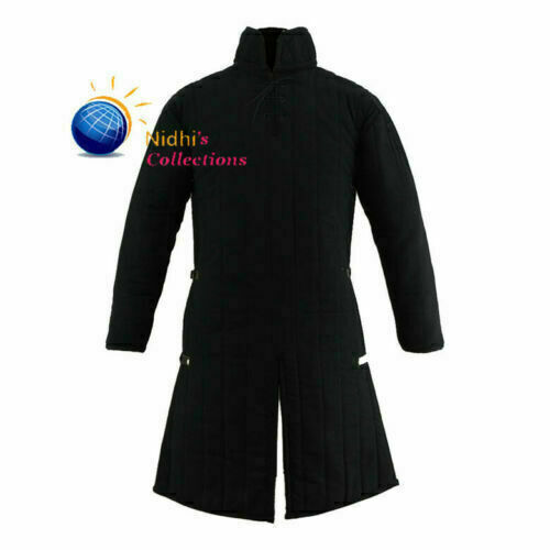 Mittelalter gambeson schwarz - mittelalter,