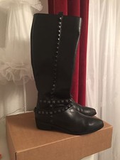 Zara Stiefel Reitstiefel  Nieten Gr. 39 Blogger