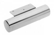 Möbelfuß chrom poliert Tischbein Sofa-Fuß zum Anschrauben 40 mm Metall Füße rund