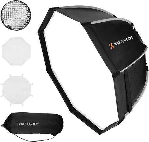 Parabol softbox 90cm - softbox, achteckig