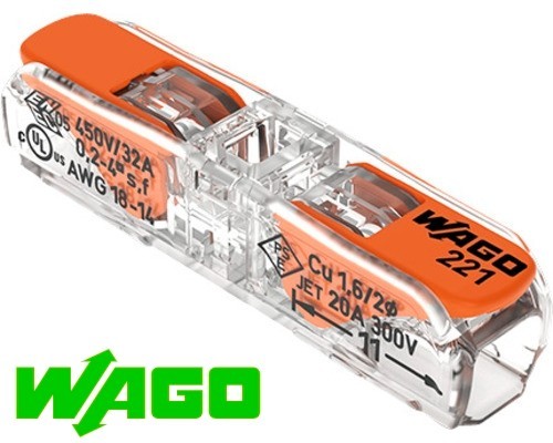 Wago klemmen 221 2411 - klemmen, 221-2411