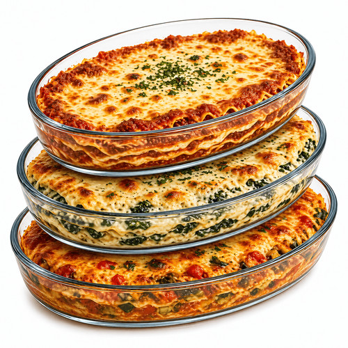 Auflaufform 3er set - auflaufform,