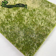 Wiese Spätsommer - Grasmatte 18x26cm - Begrünung Modellbau & Eisenbahn Miniatur