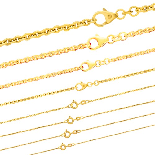 Goldkette ankerkette rund edle - rund,