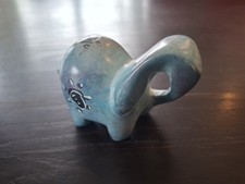 Elefant Skulptur Speckstein handgemacht Glücksbringer massiv