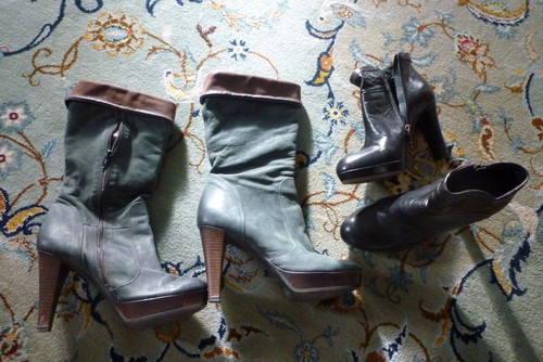 Leder stiefeletten helen - leder,