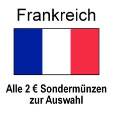 Frankreich - alle 2 Euro Sondermünzen Gedenkmünzen - alle Jahre - bankfrisch