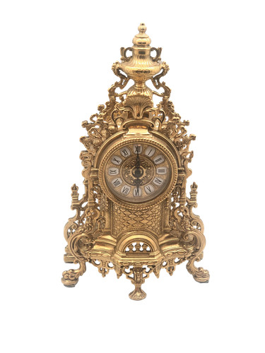Edle kaminuhr barock messing - edle,