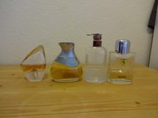 4 x Flakons Nikos- Sculpture Al Haramain- Detour Noir Cerruti Image Ferrari