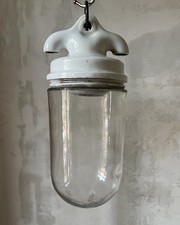 Antike Industrie Hängelampe /