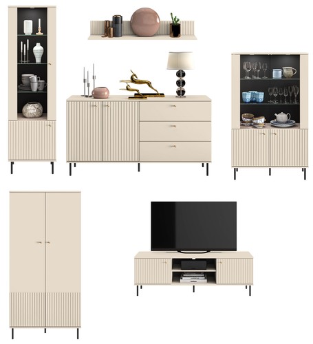 Wohnzimmer set wohnwand - wohnzimmer-set,