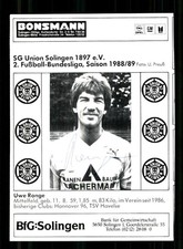 Uwe Ronge Autogrammkarte Union