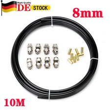 8mm 10 Meter Kraftstoffleitung Nylon Polyamidrohr Benzinleitung Reparatur Set DE