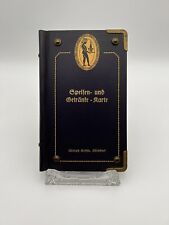 Alte Speisekartenmappe leer Speisekarte Adolph Krohn Ohlsdorf #KA216