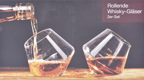 Rollende whiskey gläser er - gläser, 2-er