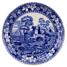 Glasuntersetzer Spode Copeland Blue Tower