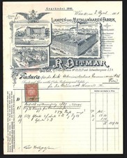 Rechnung wien 1901 ditmar - rechnung, r.