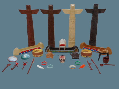 Playmobil waffen trommel - trommel, speer