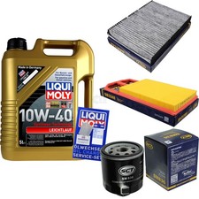 INSPEKTIONSKIT FILTER LIQUI MOLY ÖL 5L 10W-40 für VW Golf IV 1J1 1.4 16V 1.6