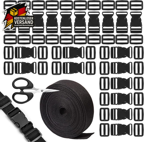 Nylon gurtband set 25mm 10m - gurtband, x