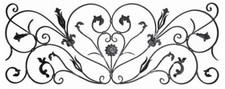 Schmiedeeisen Ornament Eisen