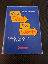 Cornelsen - Schülerhandbuch Deutsch "Von Wort zu Wort" 