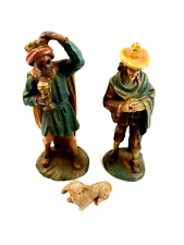 3 Krippenfiguren Figuren Volksfiguren  Berkalith coleriert ( neu )