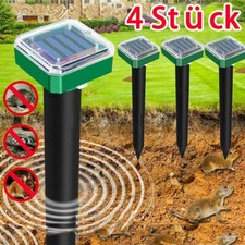 4 Stück Solar Maulwurfschreck
